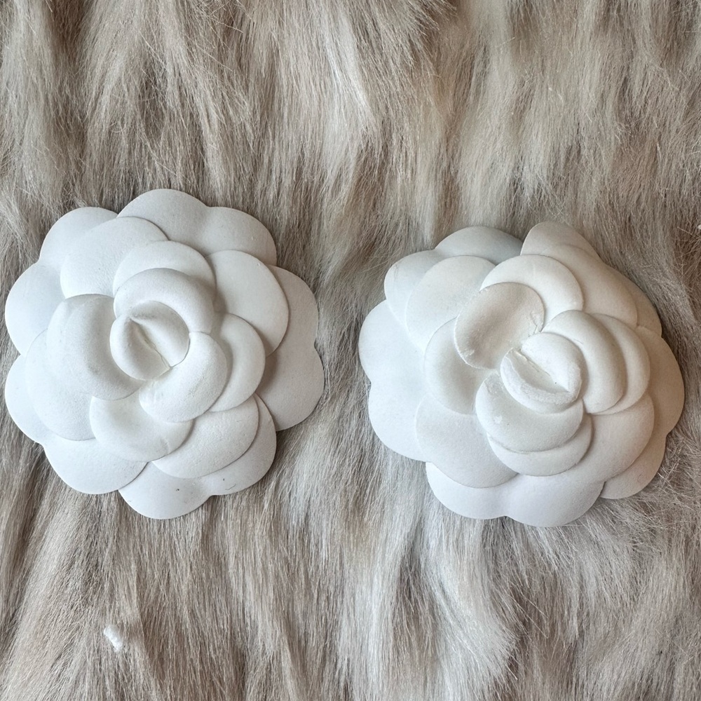 Authentic Chanel Seasonal edition Camellia flower brooch, DIY pin